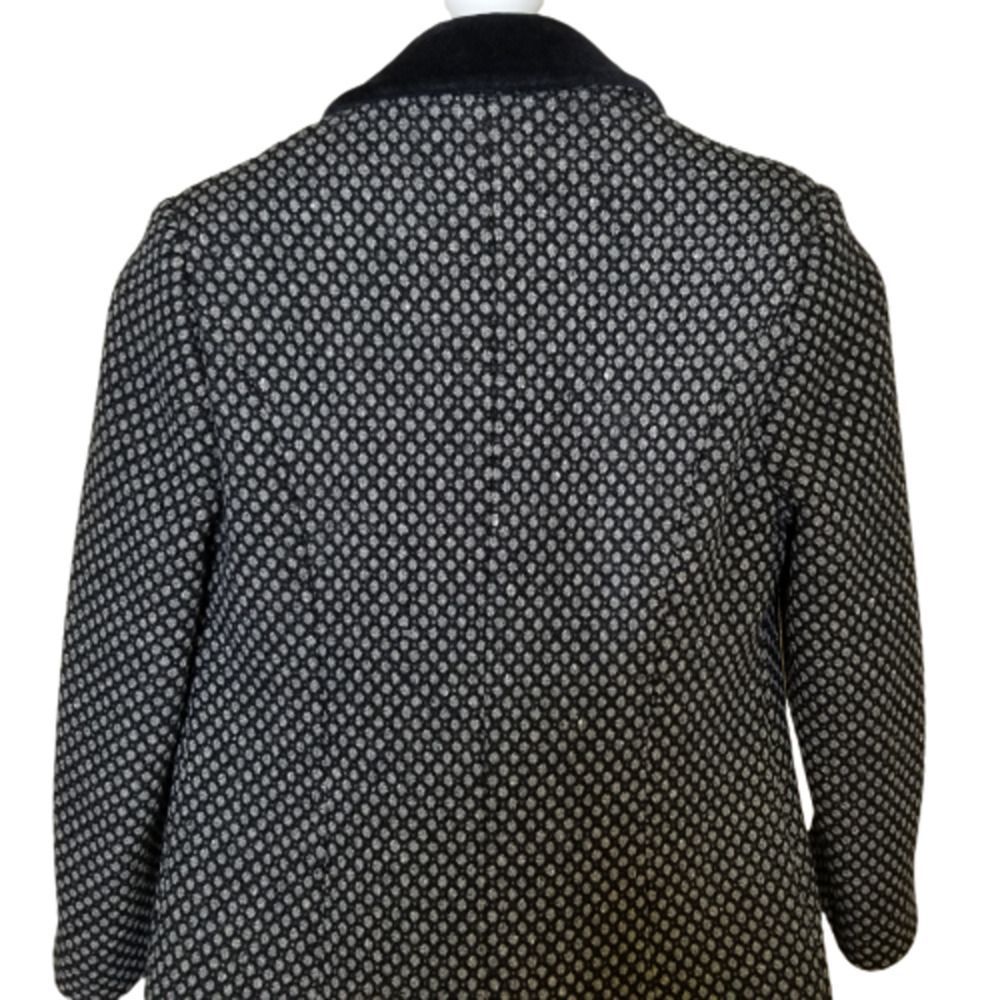 Christian Dior Peak Lapel Trench Coat Black & Gray - Picture 6 of 12